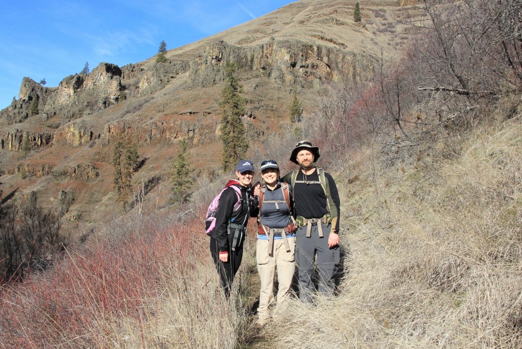 happy hikers