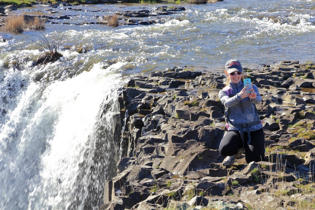 selfie at Towell Falls