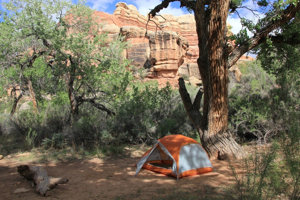 at Angel Arch Camp