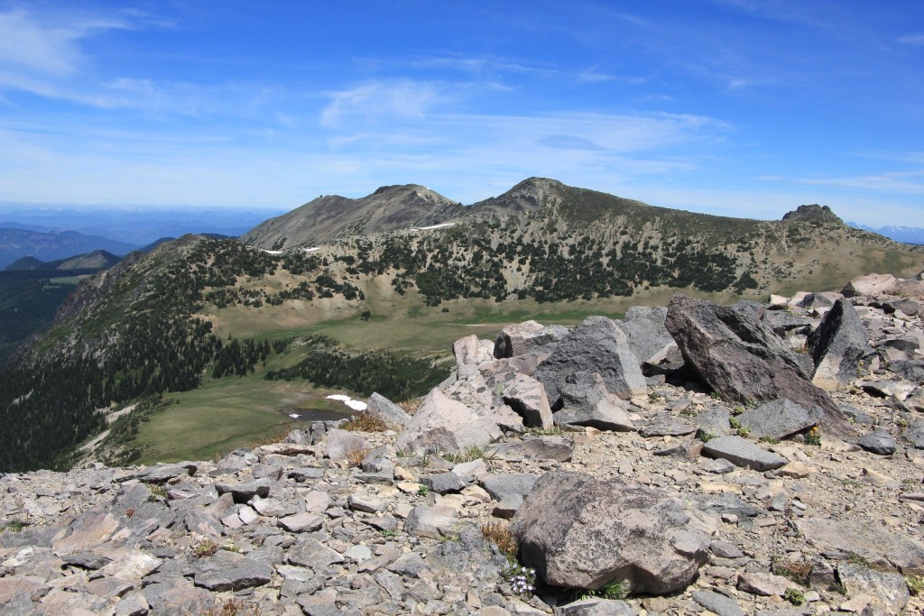 view north to Mt. Freemont Lookout