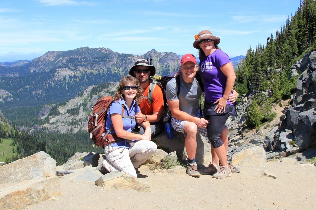 on top of Sourdough Ridge