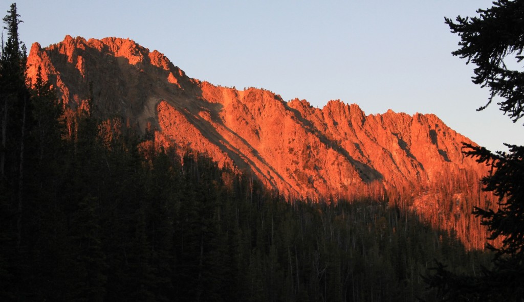 sunrise at Willow Lake